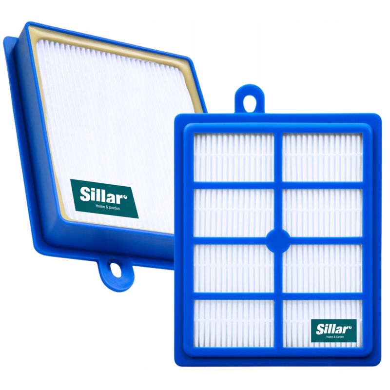 Filtr do odkurzacza, Sillar, ochronne, zamienniki do AEG Electrolux Classic Silence Ultra Silencer Pure D8 D9, zestaw, 2szt