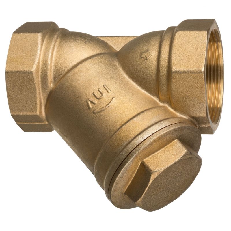Filtr do Wody Mechaniczny Skośny Mosiężny GW/GW 6/4" INVENA 1 szt.