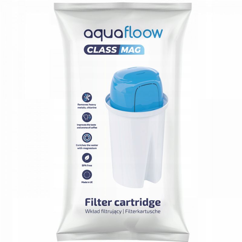 Filtr wody, Aquafloow, do dzbanków filtrujących, z magnezem, zamiennik do Brita Dafi Classic, 5szt