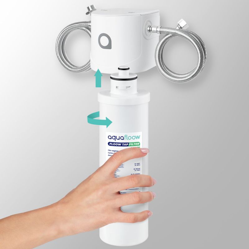 Filtr wody, AquaFLoow, kompozytowy, 5w1, z  węglem aktywnym CTO, , REDOX, redukcja chloru, 1szt.