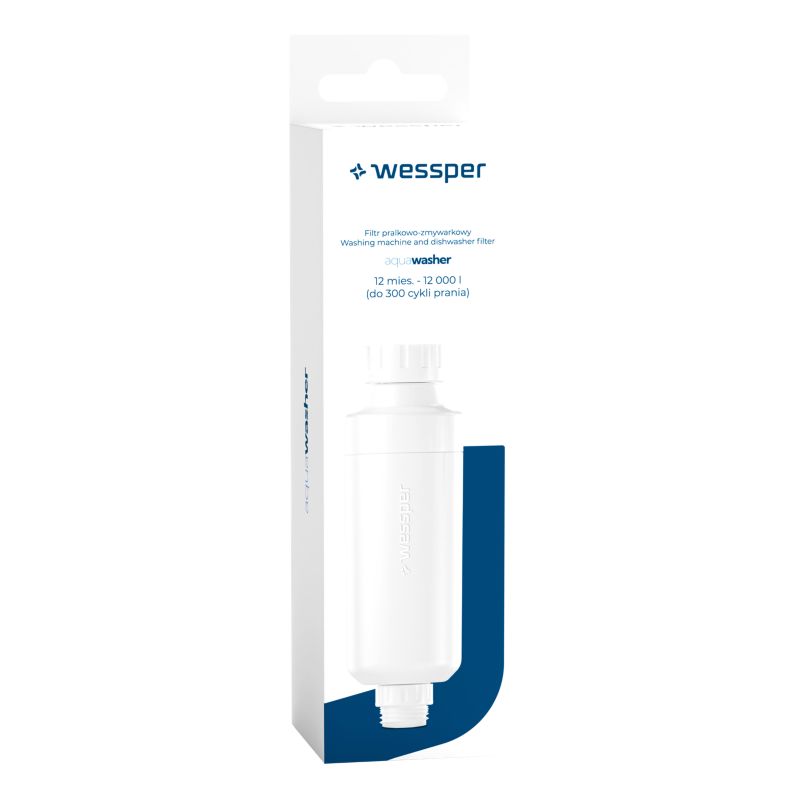 Filtr wody, Wessper, pralkowo-zmywarkowy, do wody twardej, uniwersalny, 1szt