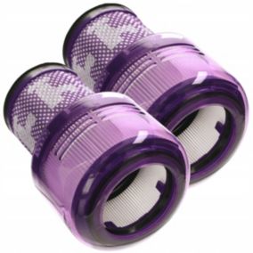 Filtry do odkurzacza, Sillar, zamiennik do Dyson V12 Slim SV20 SV26 SV30 SV34 SV35, zmywalny, HEPA, 2szt