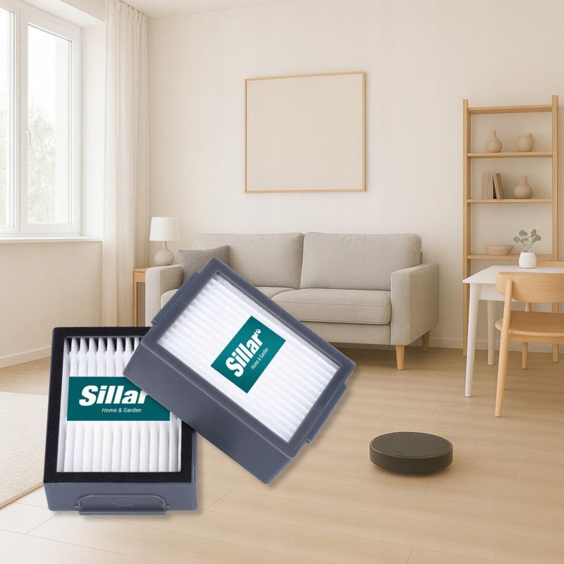 Filtry do robota sprzątającego, Sillar, HEPA, zamiennik do iRobot Roomba seria E/I/J,E4/5/6/7,I3/4/5/7/8,J7/9,COMBO I5/I5+, 12szt