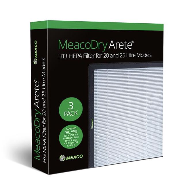 Filtry HEPA H13 Meaco 20L,25L - 3 szt.