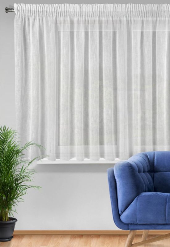Firana Carla 300 x 145 cm biała