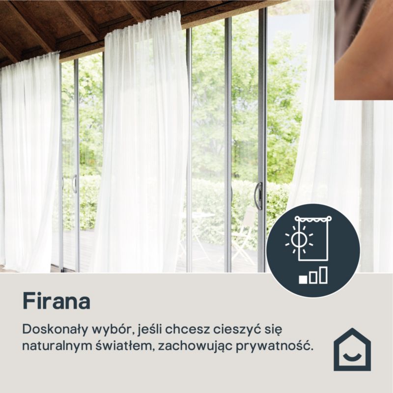 Firana GoodHome 290 x 300 cm biała