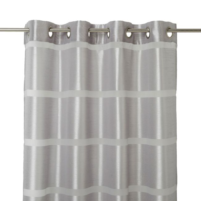 Firana GoodHome Dokkle 140 x 300 cm szara