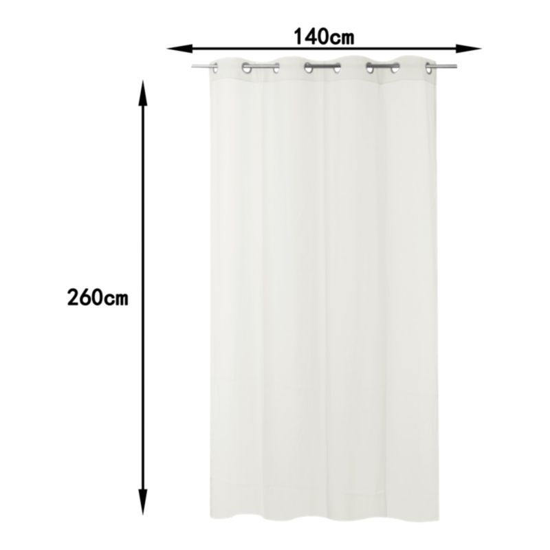 Firana GoodHome Kymbe 140 x 260 cm złamana biel