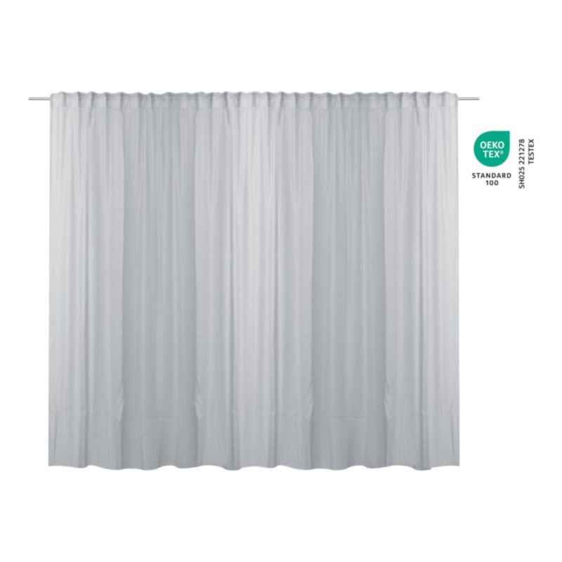 Firana GoodHome Kymbe 280 x 260 cm jasnoszara