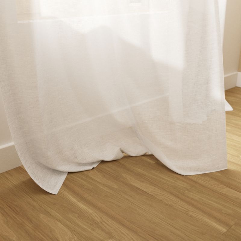 Firana GoodHome Tongi len 140 x 260 cm blała