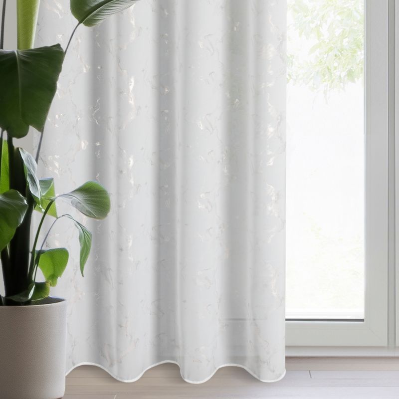 Firana Iva 140 x 270 cm biała/szampan