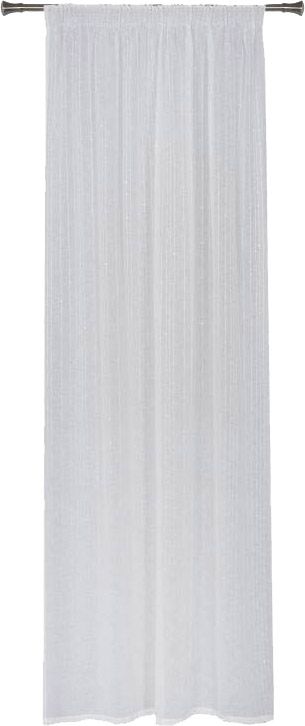Firana na taśmie Splendid Sequin 140 x 270 cm biała