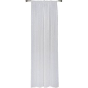 Firana na taśmie Splendid Sequin 140 x 270 cm biała