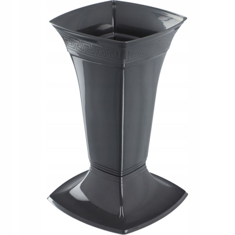 Flakon Cmentarny KADAX Wazon Grób Nagrobny 30cm Grafit 1 szt.