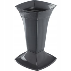 Flakon Cmentarny KADAX Wazon Grób Nagrobny 30cm Grafit 1 szt.