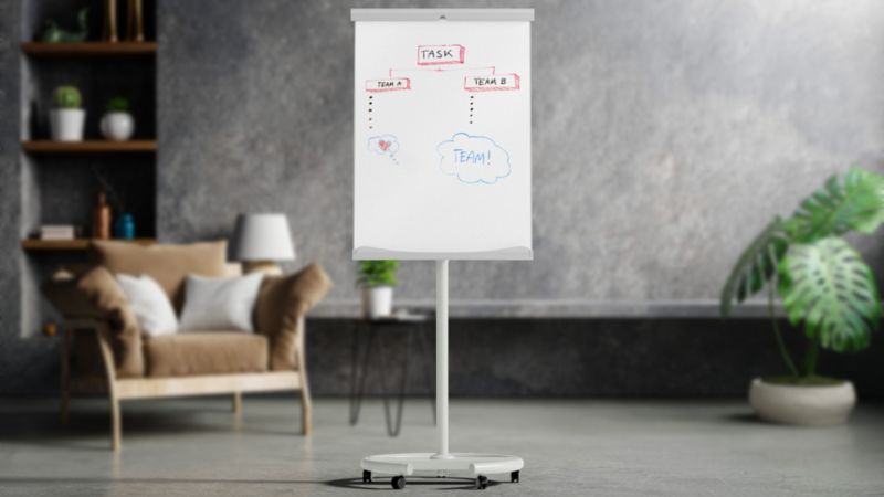 Flipchart suchościeralny magnetyczny ALLboards 100x70 cm premium 1 szt.