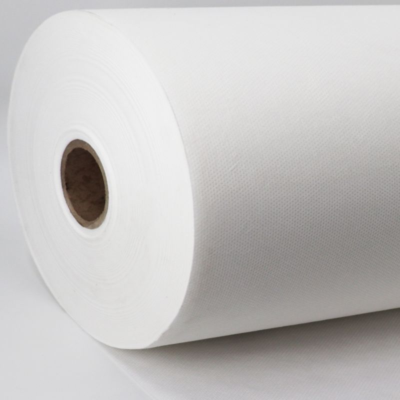 Folia ściółkująca 60 m², filc ściółkujący do zwalczania chwastów, arkusz do zwalczania chwastów, 150 g m², biały, szerokość 2 m