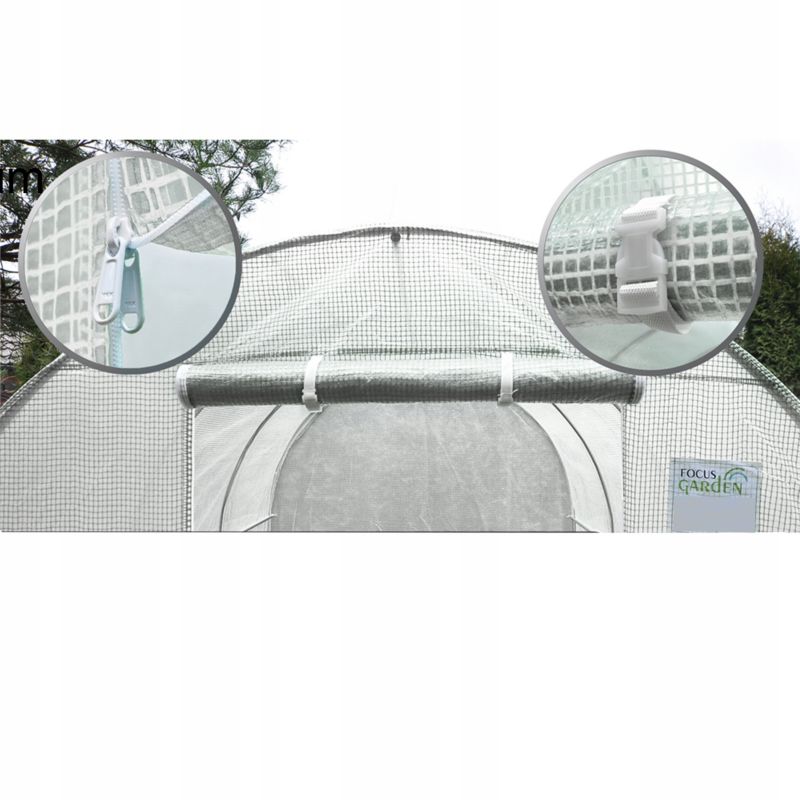 Folia Cultivo Zamienna Na Tunel Ogrodowy Szklarnia 2x3x2 biały Uv4 Mocna 1 szt