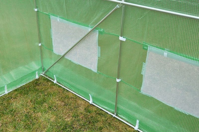 Folia Cultivo Zamienna Na Tunel Ogrodowy Szklarnia 2x3x2 Zielony Uv4 3x2 Dodatki 1 szt