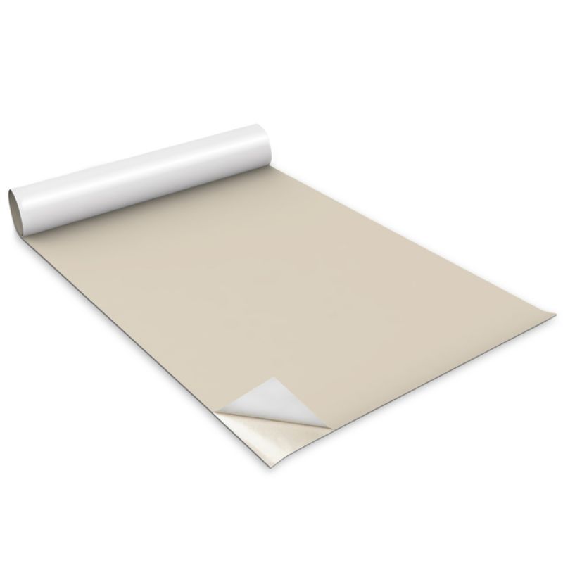 Folia Dekoracyjna Na Meble Wallfluent 100x50 cm Kolor Beżowy Odporna Folia Samoprzylepna Mat 1 rol.