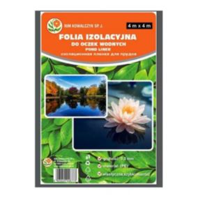 Folia izolacyjna do oczek wodnych 4 x 4 m czarna