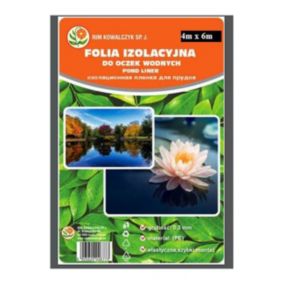 Folia izolacyjna do oczek wodnych 4 x 6 m czarna