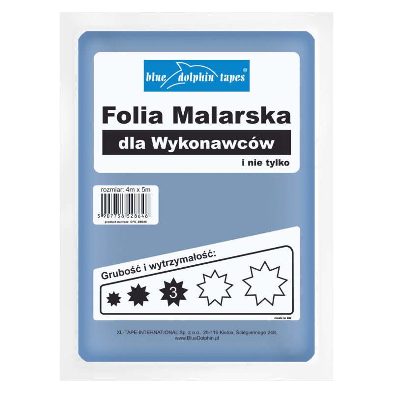 Folia malarska dla wykonawców, Blue Dolphin, Grubość: 3