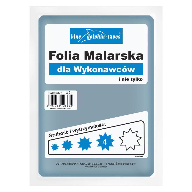 Folia malarska dla wykonawców, Blue Dolphin, Grubość: 4