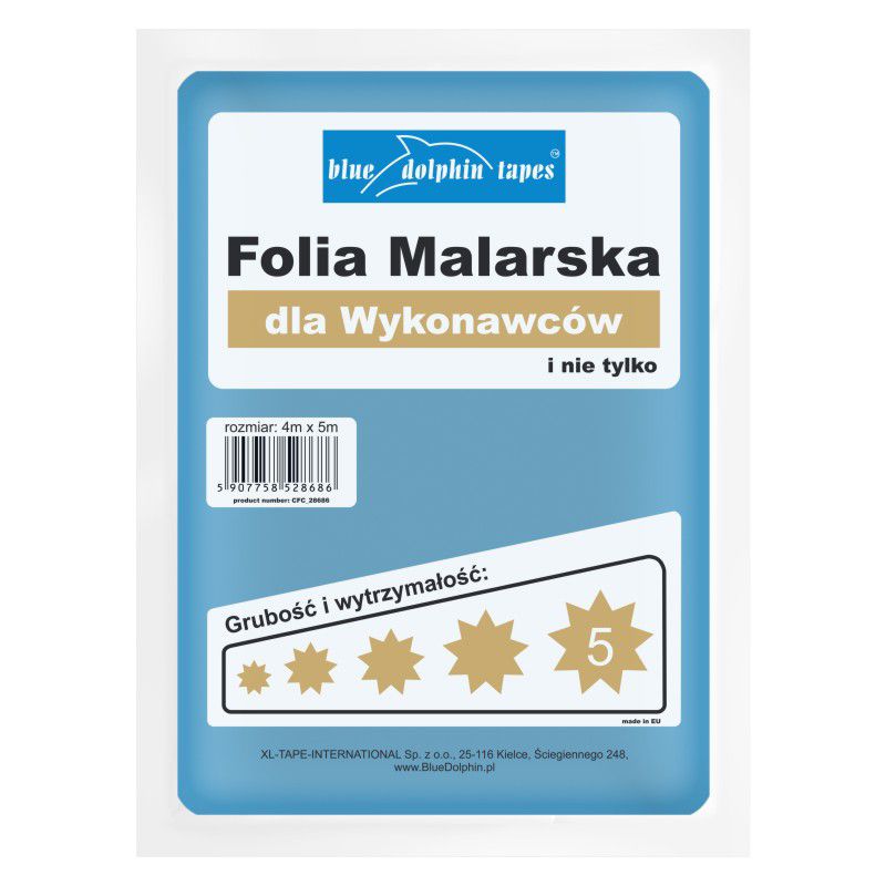 Folia malarska dla wykonawców, Blue Dolphin, Grubość: 5