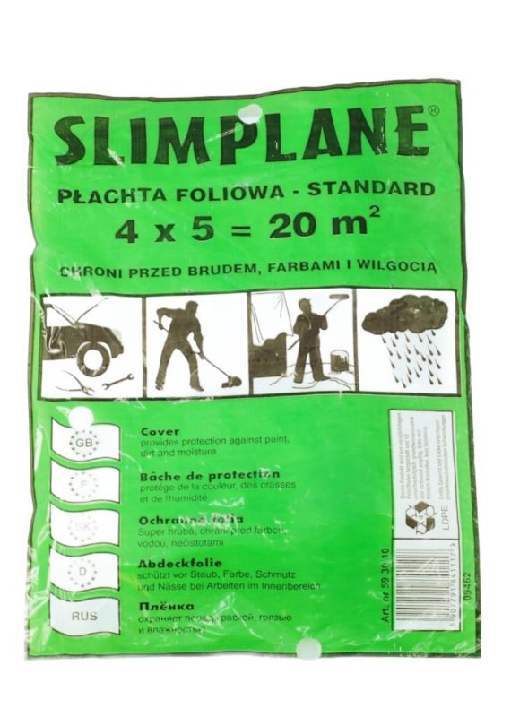 Folia MALARSKA Folplane 4/5m Standard Zielona 1 szt.
