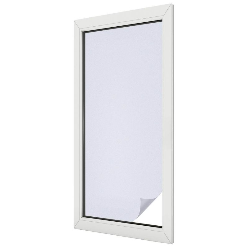 Folia Mleczna na Okno Wallfluent 50x116 cm Skutecznie Chroni Prywatność Niebieskoszara 1 rol.