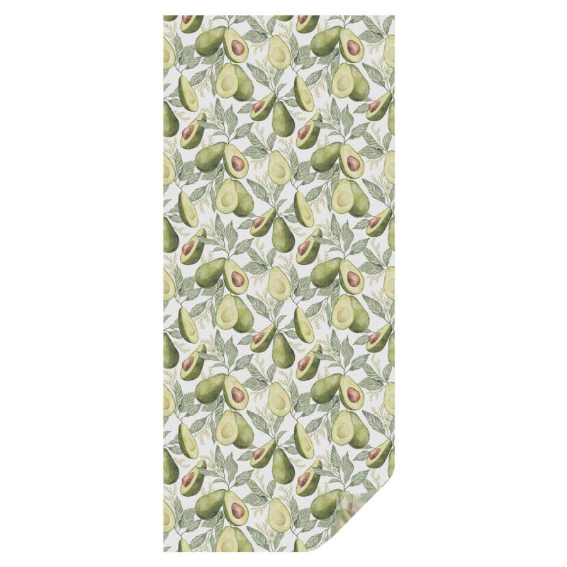 Folia Witrażowa Tulup 50x116 cm Samoprzylepna na Okno Delikatny awokadowy wzór 1 rol.