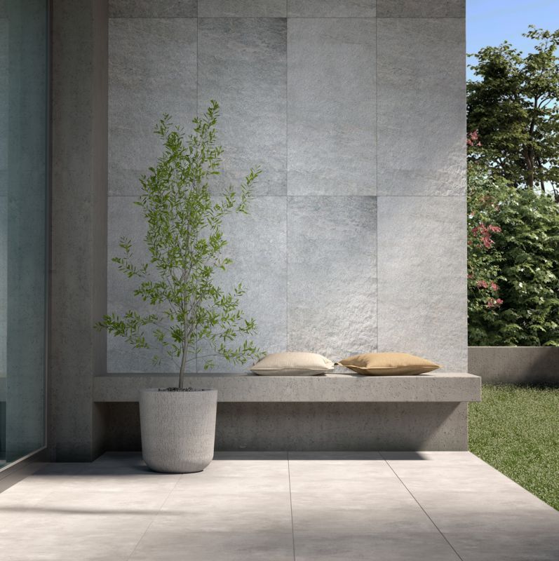Fornir kamienny 61 x 122 cm metalic silver