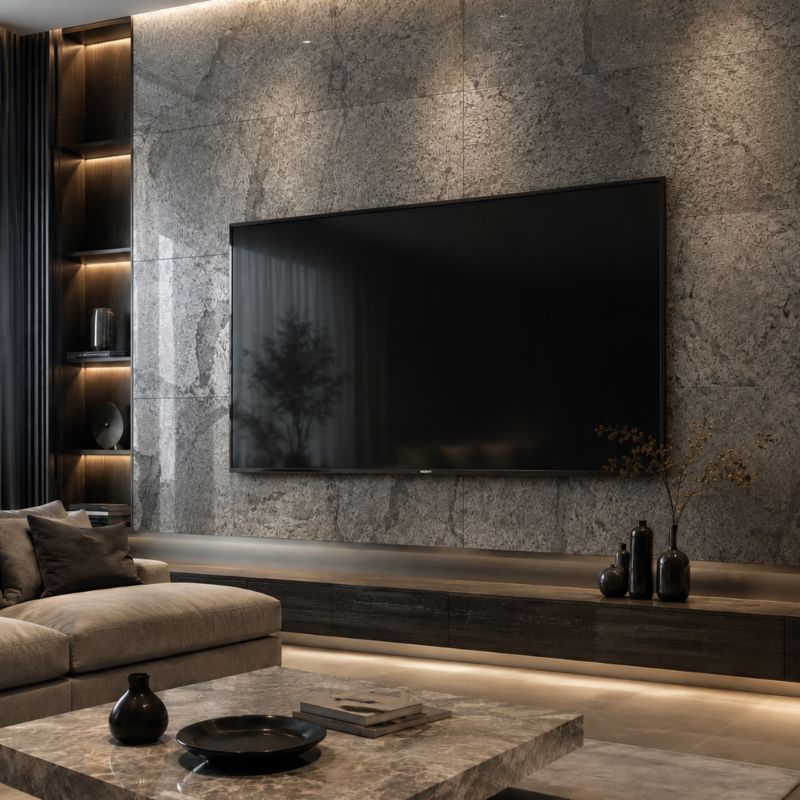 Fornir Kamienny Tiles Silver Shine 122x61x0,2cm 1 szt.