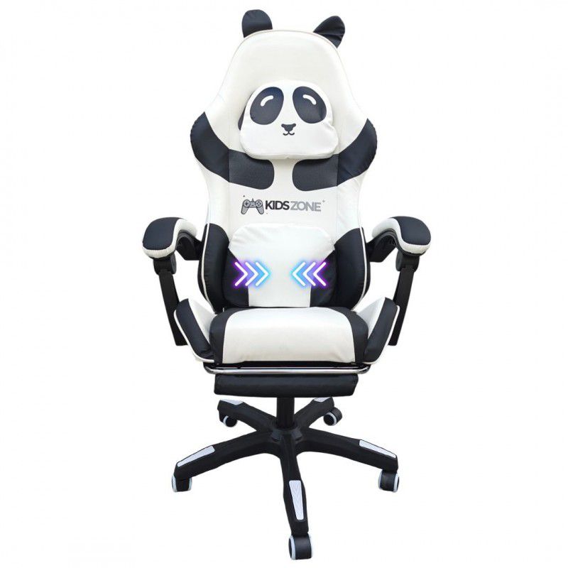 Fotel Artdesign gamingowy panda obrotowy  z podnóżkiem i z masażerem 1 szt.