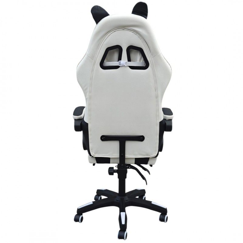 Fotel Artdesign gamingowy panda obrotowy  z podnóżkiem i z masażerem 1 szt.