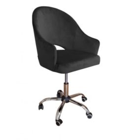 Fotel Atos JENISEJ VELVET czarny 1 szt