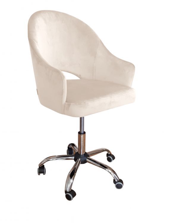 Fotel Atos JENISEJ VELVET ecru 1 szt