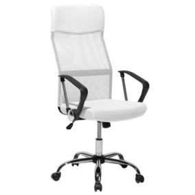 Fotel biurowy Biały Design 1 szt.