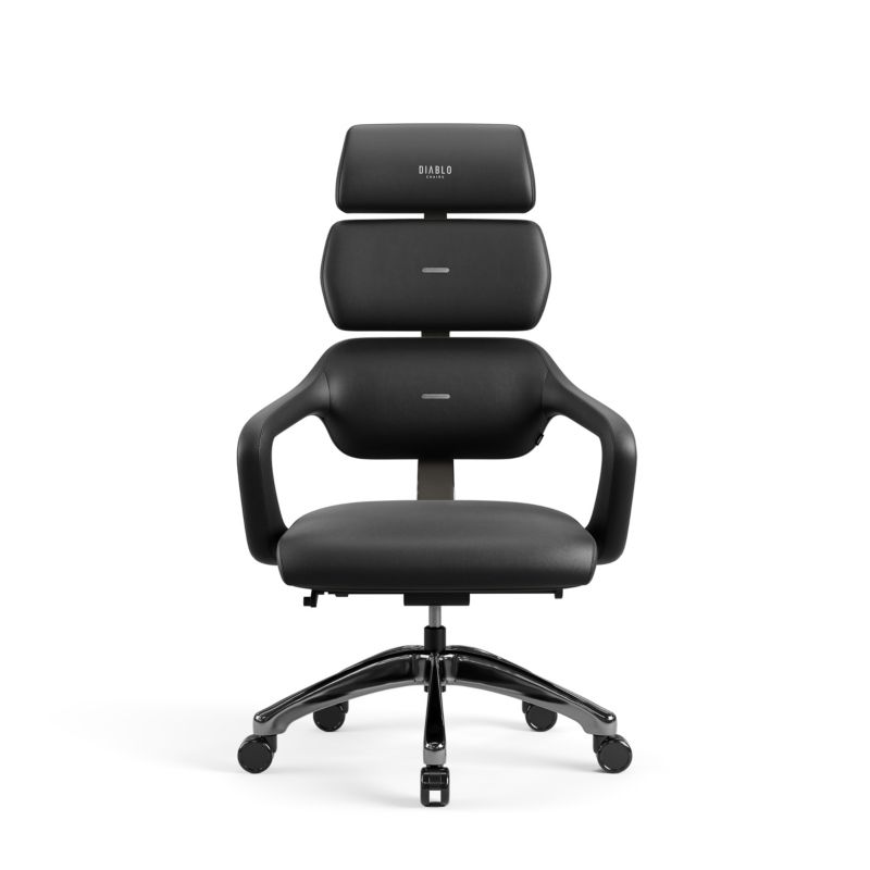 Fotel biurowy do gabinetu Diablo V-Modular czarny 1 szt