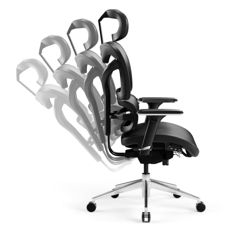 Fotel biurowy ergonomiczny Diablo V-Commander czarny 1 szt