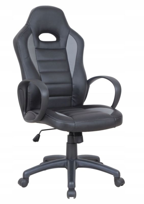 Fotel biurowy FURNITEX CX-0246M czarny, Szary 1 szt.