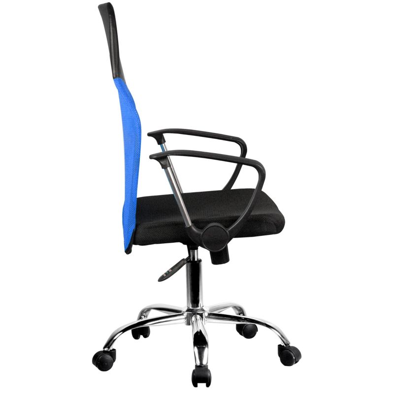 Fotel biurowy OCF7 materiałowy Niebieski 1 szt.