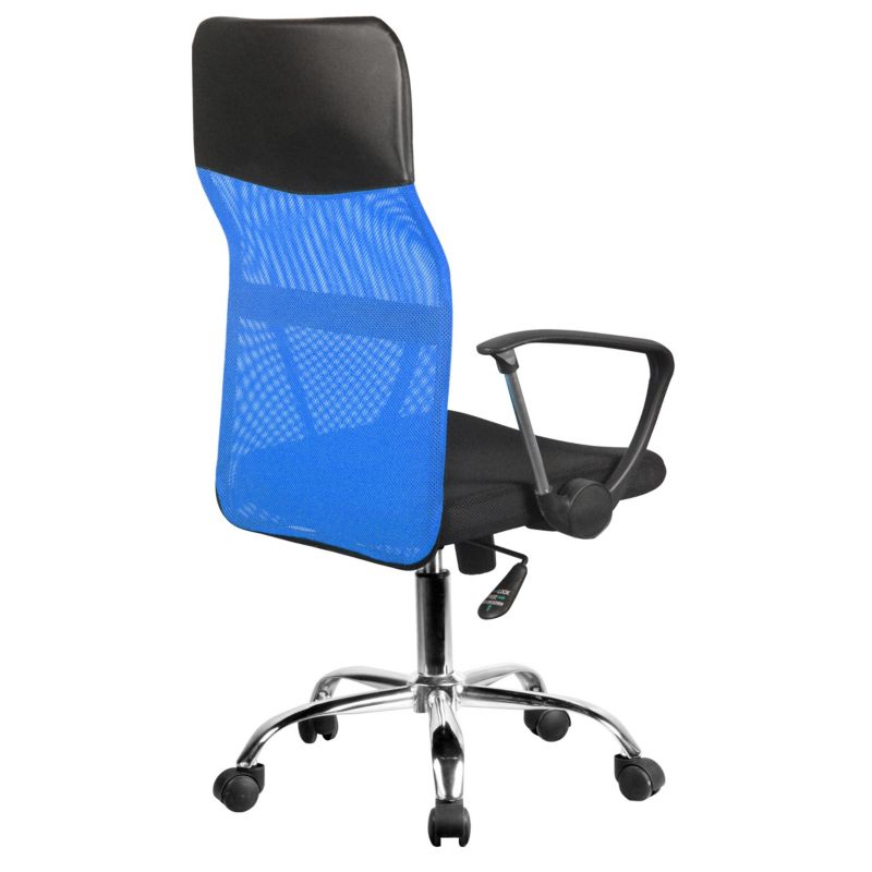 Fotel biurowy OCF7 materiałowy Niebieski 1 szt.
