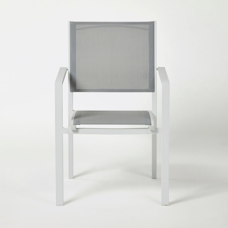 Fotel Blooma Barbana aluminiowy szary