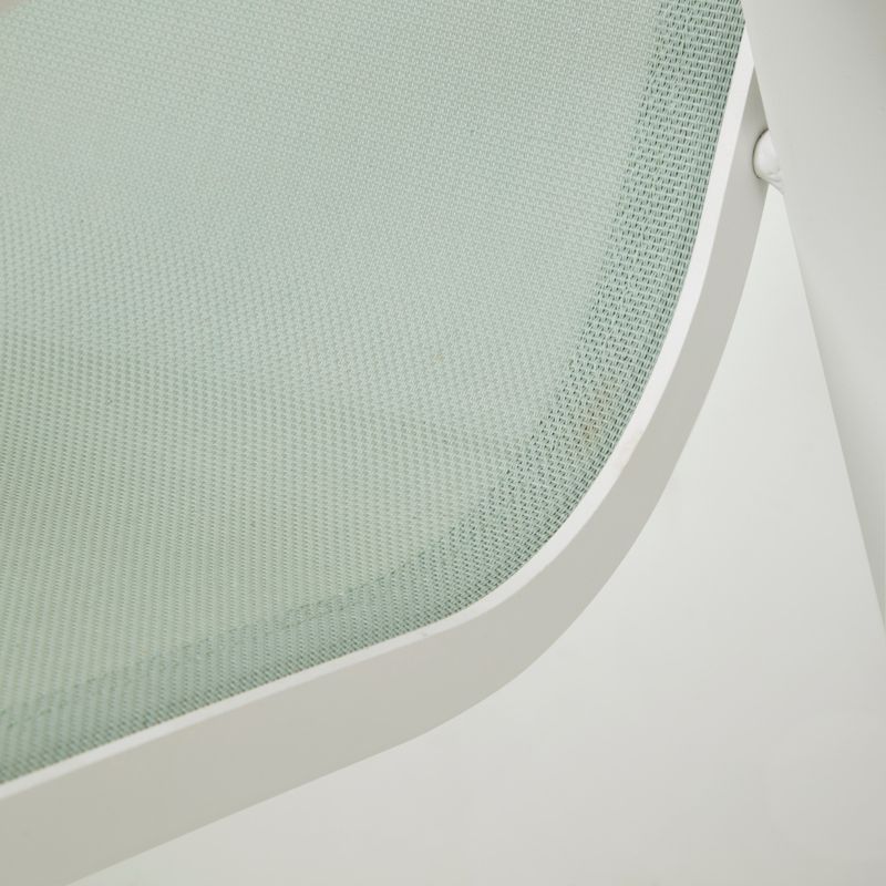 Fotel Blooma Barbana aluminiowy zielony