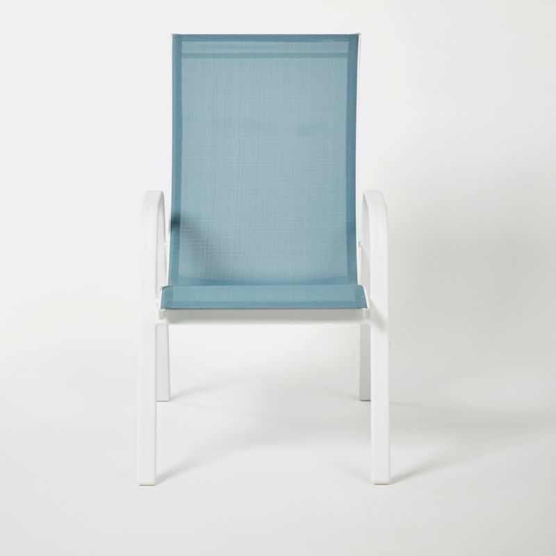 Fotel Blooma Janeiro aluminium niebieski