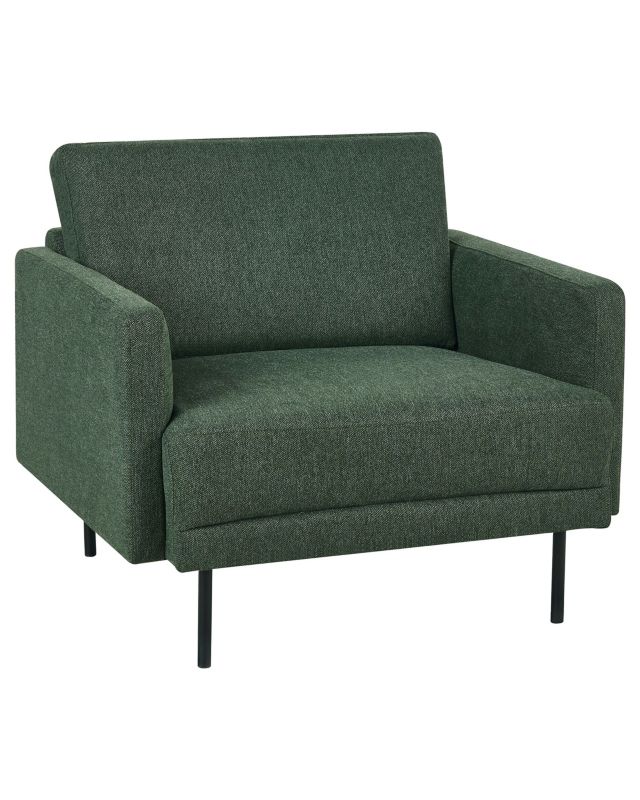 Fotel Breda Tapicerowany Ciemnozielony 1 szt.