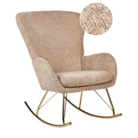 Fotel bujany Anaset Boucle Piaskowy 1 szt.