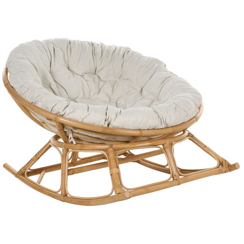 Fotel bujany Orvieto Rattan Naturalny 1 szt.